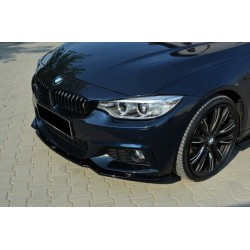 Передняя Lip накладка DPT V-2 (для M-Technic, черный глянец) для BMW 4 серия F-32 2012-2020 гг