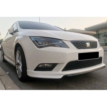 Передня Lip накладка DPT V-1 (2013-2016, під фарбування) для Seat Leon рр