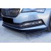 Передня Lip накладка DPT V-3 (2015-2020, чорний глянець) для Skoda Superb рр