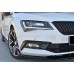 Передня Lip накладка DPT V-4 (2015-2020, чорний глянець) для Skoda Superb рр