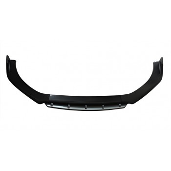 Універсальна передня Lip накладка DPT Black V-2 (ABS, чорний глянець)