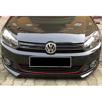Передняя Lip накладка DPT V-2 (под покраску) для Volkswagen Golf 6