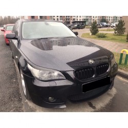 Решетка радиатора (2 шт, черный глянец) для BMW 5 серия E-60/61 2003-2010 гг