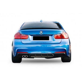 Задний диффузор DPT V-5 (для M-Performance, черный глянец) для BMW 3 серия F-30/31/34 2012-2019 гг