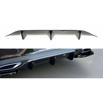 Задний диффузор DPT (черный глянец) для Mercedes E-сlass W213 2016-2023 гг