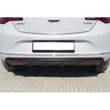 Задний диффузор DPT (HB, черный глянец) для Opel Astra J 2009-2015 гг