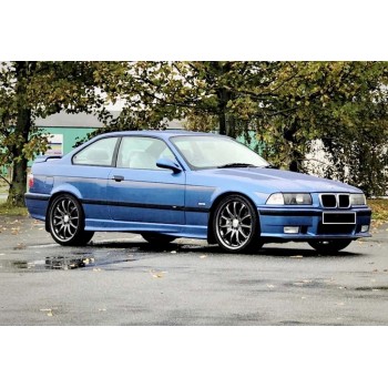 Бокові пороги DPT (чорний глянець) для BMW 3 серія E-36 1990-2000 рр