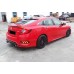Боковые пороги DPT V-3 (черный глянец) для Honda Civic Sedan X 2016-2021 гг