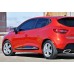 Бокові пороги DPT V-2 (чорний глянець) для Renault Clio IV 2012-2019 рр