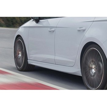 Боковые пороги DPT (SD, черный глянец) для Renault Megane IV 2016-2025 гг