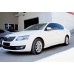 Боковые пороги DPT (черный глянец) для Skoda Octavia III A7 2013-2019 гг