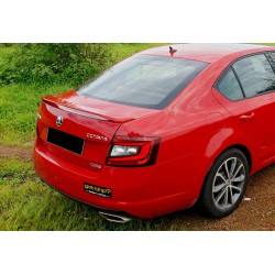 Спойлер DPT V-4 (черный глянец) для Skoda Octavia III A7 2013-2019 гг