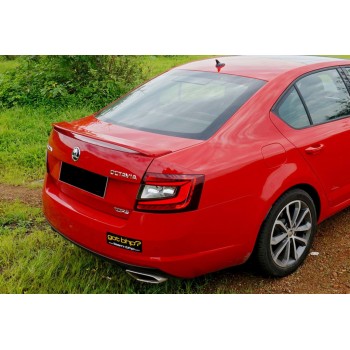 Спойлер DPT V-4 (черный глянец) для Skoda Octavia III A7 2013-2019 гг