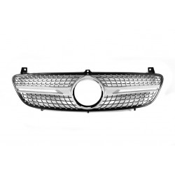Передняя решетка Diamond Silver (2004-2010) для Mercedes Vito W639