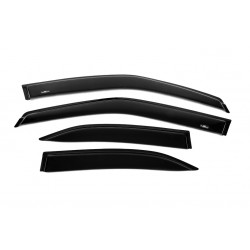 Ветровики (для Yaris Cross, 4 шт, HIC) для Toyota Yaris/Yaris Cross (XP210) 2020- гг