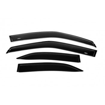 Ветровики (для Yaris Cross, 4 шт, HIC) для Toyota Yaris/Yaris Cross (XP210) 2020- гг