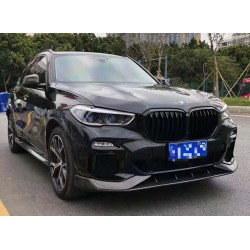 Передняя Lip накладка Paradigm V-1 (2018-2022, натуральный карбон) для BMW X5 G05 2019- гг