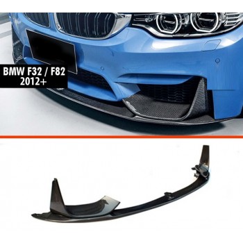 Передняя Lip накладка DPT V-3 (для M4, черный глянец) для BMW 4 серия F-32 2012-2020 гг