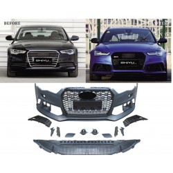 Передний бампер RS6-Style для Ауди A6 C7 2011-2017 гг