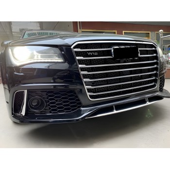 Передній бампер W12 RS-Style (2014-2018) для Ауди A8 рр