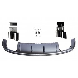 Задний диффузор V-1 (для S/S-Line, 2012-2020) для Ауди A3