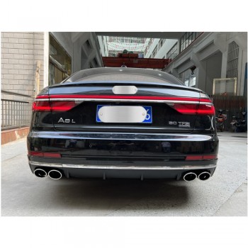 Задній дифузор з насадками S-Style (2018-2021) для Ауди A8 2018- рр