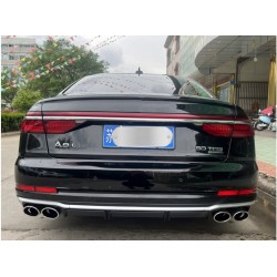 Задний диффузор с насадками S-Style (2022-2025) для Ауди A8 2018- гг