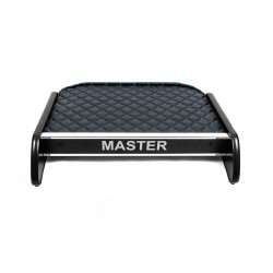 Полка на панель (Черная с синей нитью) для Renault Master 2011-2023 гг