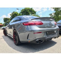 Задний диффузор с насадками Black (Дизайн AMG53) для Mercedes E-class coupe C238