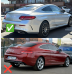 Задний диффузор с насадками Black (для Coupe дизайн AMG63) для Mercedes C-сlass W205 2014-2021 гг