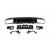 Задний диффузор с насадками Black (для Coupe дизайн AMG63) для Mercedes C-сlass W205 2014-2021 гг