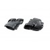 Задний диффузор с насадками Black (для Coupe дизайн AMG63) для Mercedes C-сlass W205 2014-2021 гг