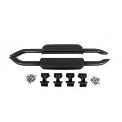 Боковые пороги OEM Black (для короткого, 2 шт) для Land Rover Defender 2019- рр