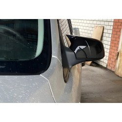 Накладки на дзеркала BMW-Style (2 шт) для Ford Fiesta 2002-2008 рр