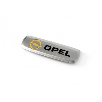Шильдик алюминиевый для ковриков (1шт) для Тюнинг Opel