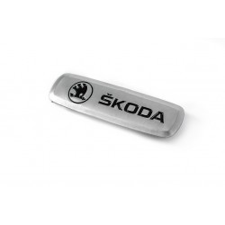 Шильдик алюминиевый для ковриков (1шт) для Тюнинг Skoda