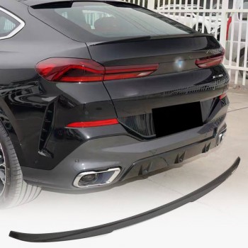 Спойлер кришки багажника Сухий карбон V3 для BMW X6 G06 2019- рр