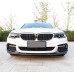 Накладка на передний бампер Карбон V6 (2017-2020 M-Sport) для BMW 5 серия G30/31