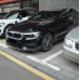 Накладка на передний бампер Карбон V6 (2017-2020 M-Sport) для BMW 5 серия G30/31