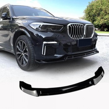 Передня Lip накладка Paradigm V-3 (2018-2022, чорний глянець) для BMW X5 G05 2019- рр