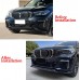 Передня Lip накладка Paradigm V-3 (2018-2022, чорний глянець) для BMW X5 G05 2019- рр