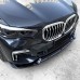 Передня Lip накладка Paradigm V-3 (2018-2022, чорний глянець) для BMW X5 G05 2019- рр