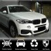 Накладка на передній бампер Карбон (M-Sport) для BMW X6 F-16 2014-2019 рр