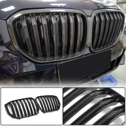 Решетка радиатора Сухой карбон V1 (2018-2022) для BMW X5 G05 2019- гг