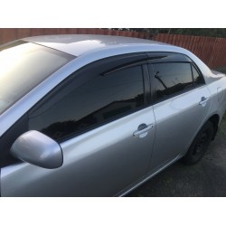 Ветровики (4 шт, Sunplex Sport) для Toyota Corolla 2007-2013 гг