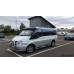 Козирьок на лобове скло (чорний глянець, 5мм) для Ford Transit 2000-2014 рр