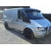 Козирьок на лобове скло (чорний глянець, 5мм) для Ford Transit 2000-2014 рр