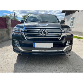 Передня накладка 2016-2025 (Executive 2019) Білий колір для Toyota Land Cruiser 200