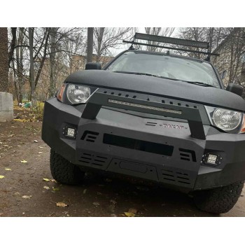 Передний бампер с защитой картера Dakar (2006-2010) для Mitsubishi L200