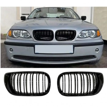 Ноздри M-Look DPT (2001-2005, черный глянец) для BMW 3 серия E-46